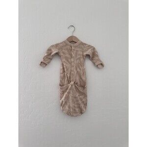 Goumi Kids 24 Hour Convertible Sleeper Baby Gown 0-3 Months Neutral